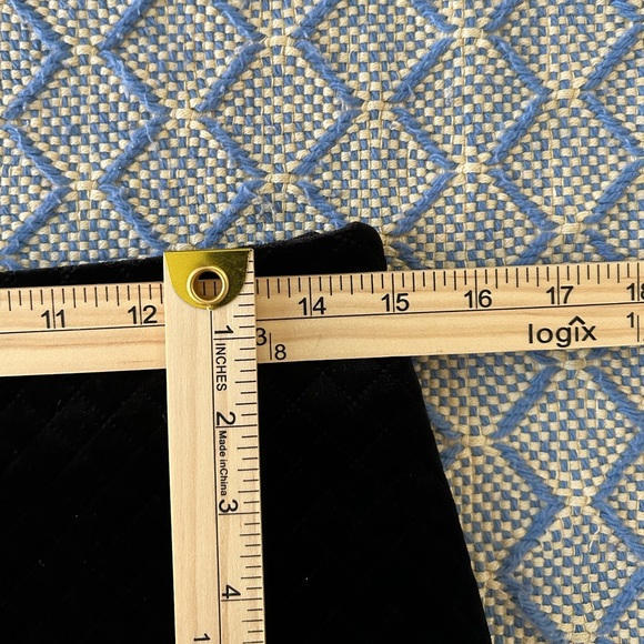 Paris Atelier Black Velvet Mini Skirt - Picture 5 of 6